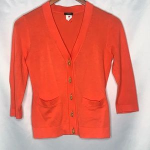 J. Crew Pineapple Button Cardigan